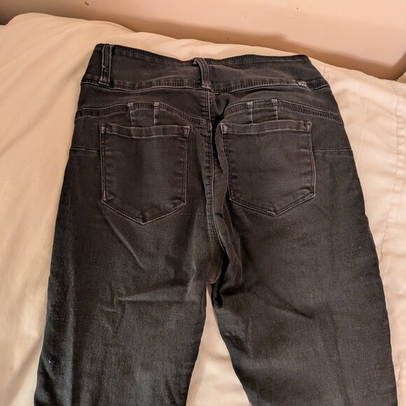 Wax Jeans Butt I Love You - Stretchy Denim Lifted High Waist Push-Up Jeans - Picture 2 of 6